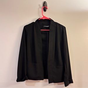 Black Structured Light Jacket